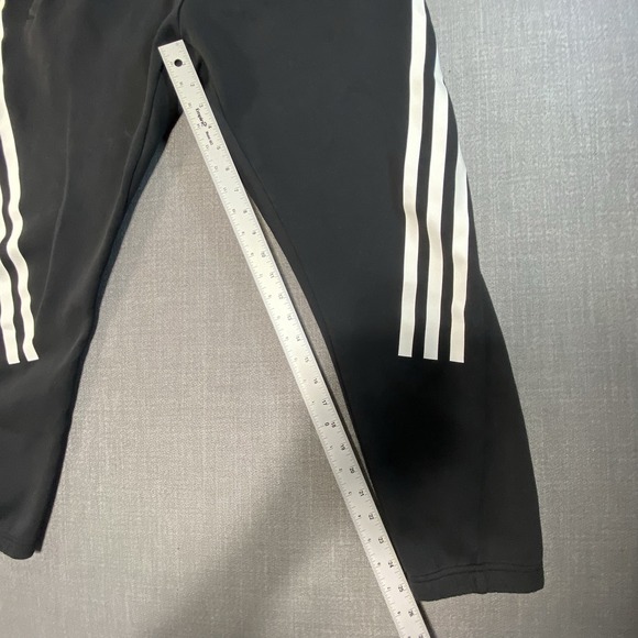 Adidas Future Icons Black Pants Joggers Tapered Fit  Men's Medium - Picture 6 of 14